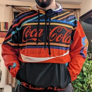 Coca Cola Multi-colored Windbreaker